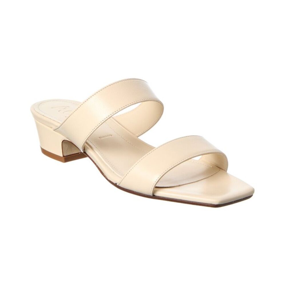 Aeyde Kemi Leather Sandal, Beige